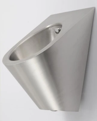 Rear Mount, High Efficiency Stainless Steel Security Urinal Rear Mount, High Efficiency Stainless Steel Security Urinal