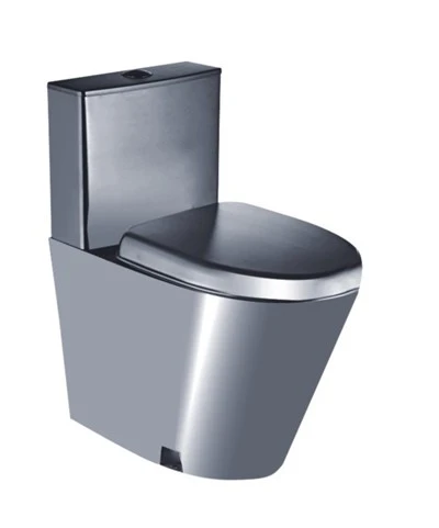 Toaletă din oțel inoxidabil cu rezervor de apă